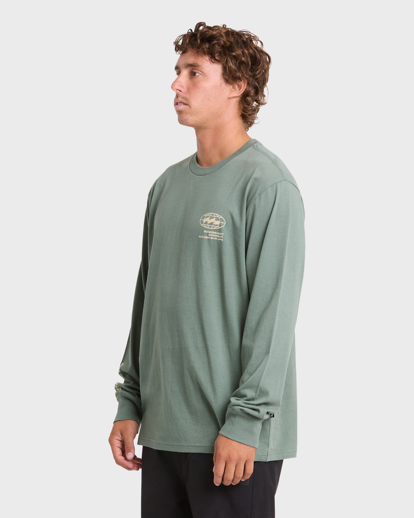 Billabong Coordinates Adiv Premium L/S Tee-Laurel Wreath