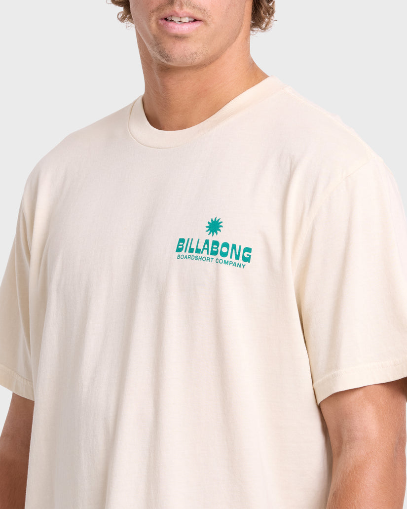 Billabong Glance WW Premium Tee-Oatmeal