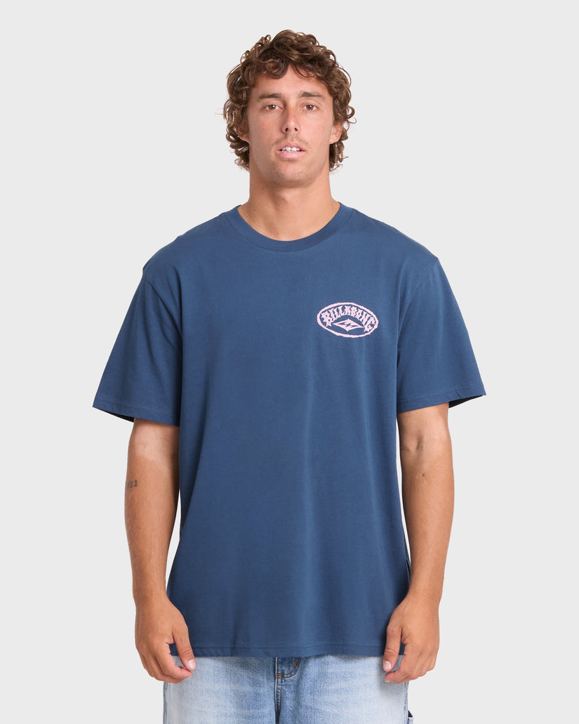 Billabong Reverse Premium Tee-Dark Denim