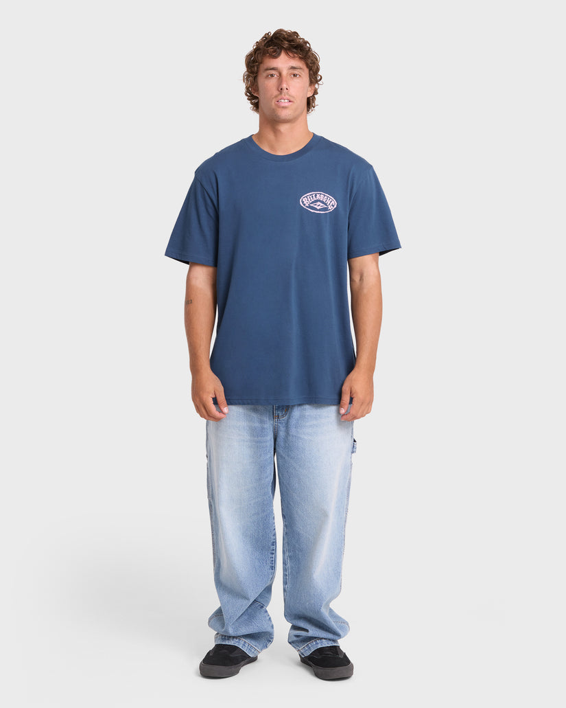Billabong Reverse Premium Tee-Dark Denim