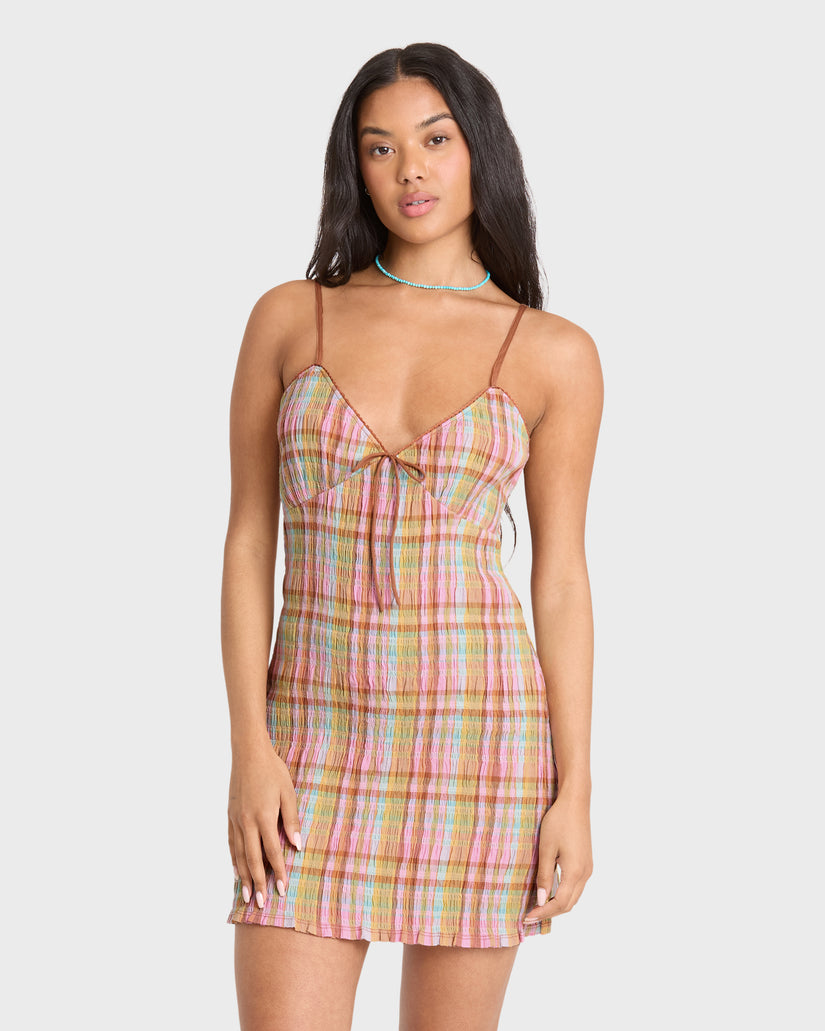 Billabong Call Me Mini Dress-Party Pink