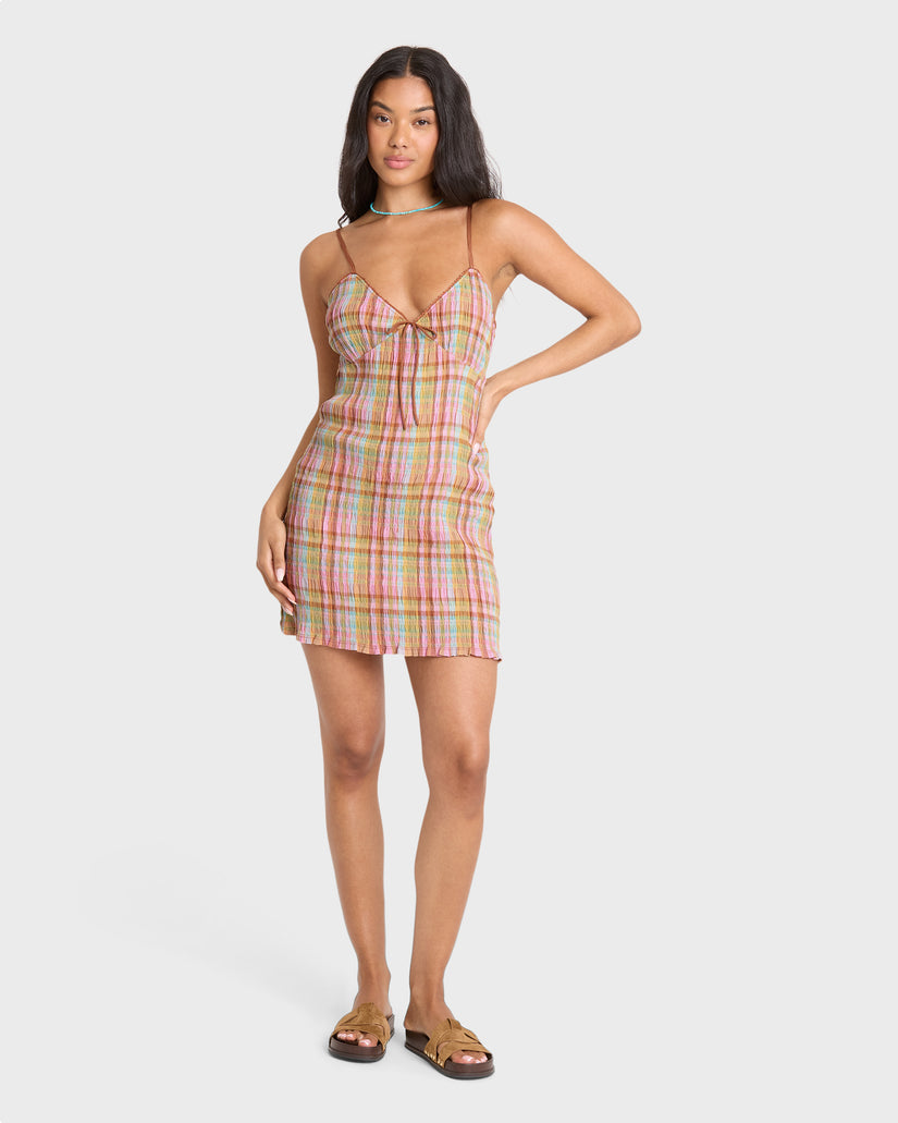 Billabong Call Me Mini Dress-Party Pink