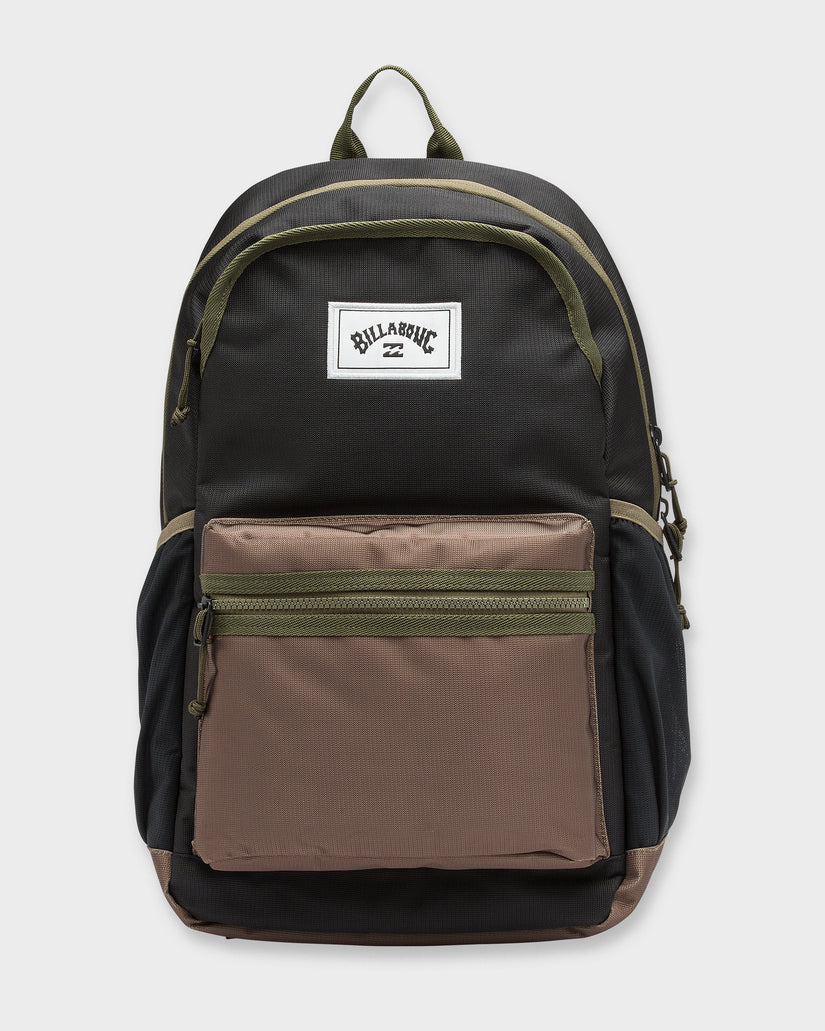 Billabong Scallop Backpack-Black/Green