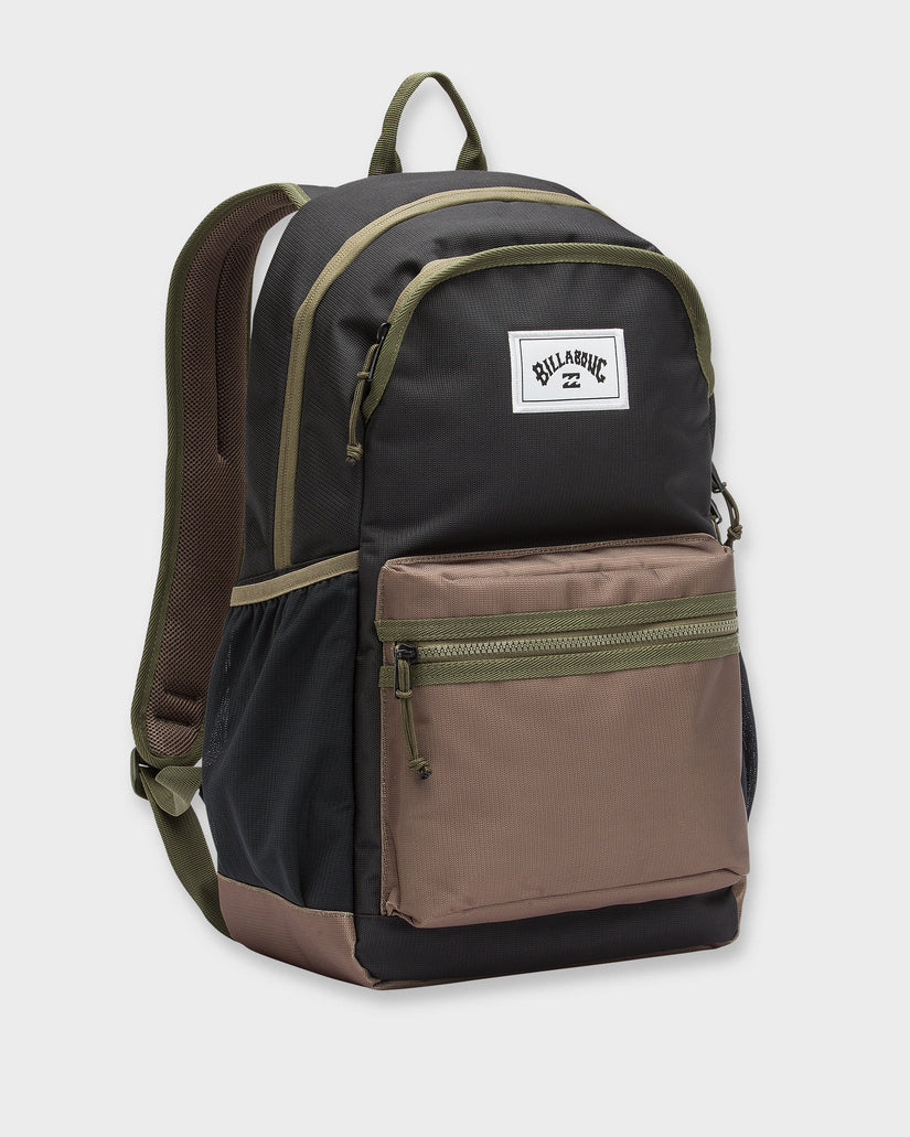 Billabong Scallop Backpack-Black/Green
