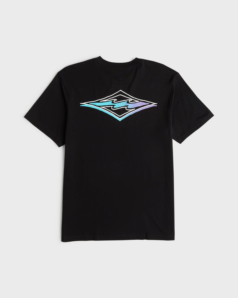 Billabong Crayon Wave Premium Tee-Black