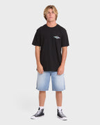 Billabong Crayon Wave Premium Tee-Black