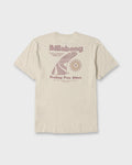 Billabong Single Fin Premium Tee-Oatmeal