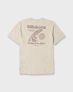 Billabong Single Fin Premium Tee-Oatmeal