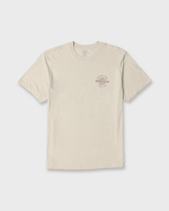 Billabong Single Fin Premium Tee-Oatmeal