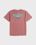 Billabong Heritage Arch WW Premium Tee-Red Dahlia