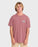 Billabong Heritage Arch WW Premium Tee-Red Dahlia