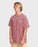 Billabong Heritage Arch WW Premium Tee-Red Dahlia