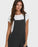 Billabong Pacific Time Jumpsuit Solid Romper-Black Sands