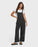 Billabong Pacific Time Jumpsuit Solid Romper-Black Sands