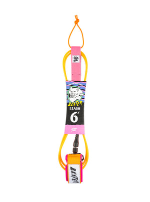Catch Surf Beater 6' Leash-Orange/Pink