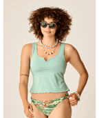 Carve Designs Vida Notchneckini Top-Haze