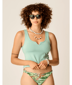 Carve Designs Vida Notchneckini Top-Haze
