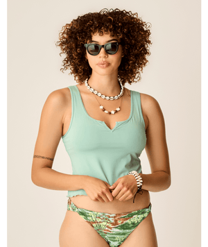 Carve Designs Vida Notchneckini Top-Haze