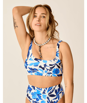 Carve Designs Korbyn Compression Top-Cloud Mezcal