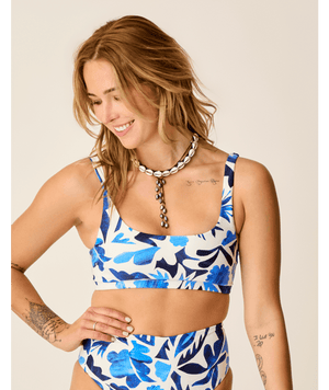 Carve Designs Korbyn Compression Top-Cloud Mezcal