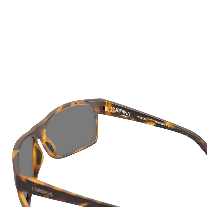Cordina Sawyer 2 Glass Sunglasses-Matte Tort/Grey Polar