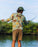 Free Fly x REEF Bamboo Lightweight Hooded L/S Shirt-Floral Camo
