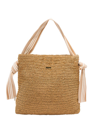 Billabong So Knotty Straw Bag-Tan