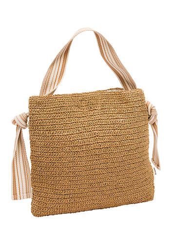 Billabong So Knotty Straw Bag-Tan