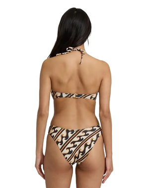 Billabong Dark Wave Halter Top-Black Pebble