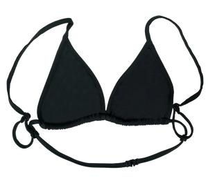 REAL Strung Bikini Top-Black