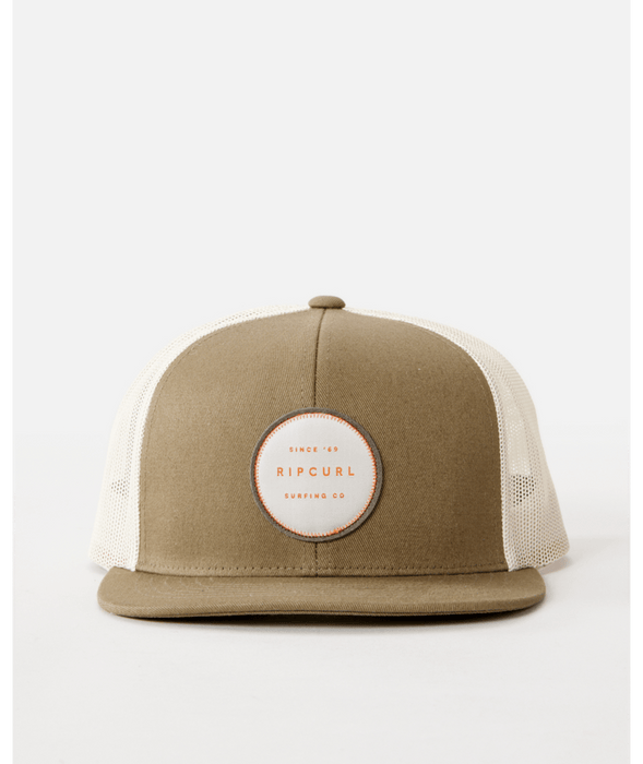 Rip Curl Routine Trucker Hat-Light Olive