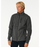 Rip Curl Anti Series Departed Zip Crew Jacket-Charcoal Marle