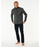 Rip Curl Anti Series Departed Zip Crew Jacket-Charcoal Marle