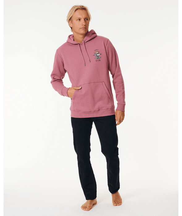 Rip Curl Search Icon Hooded Sweatshirt-Mauve