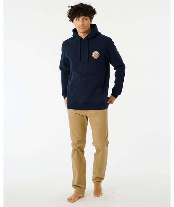 Rip Curl Wetsuit Icon Hooded Sweatshirt-Dark Navy