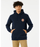 Rip Curl Wetsuit Icon Hooded Sweatshirt-Dark Navy