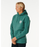 Rip Curl Wetsuit Icon Hooded Sweatshirt-Washed Green