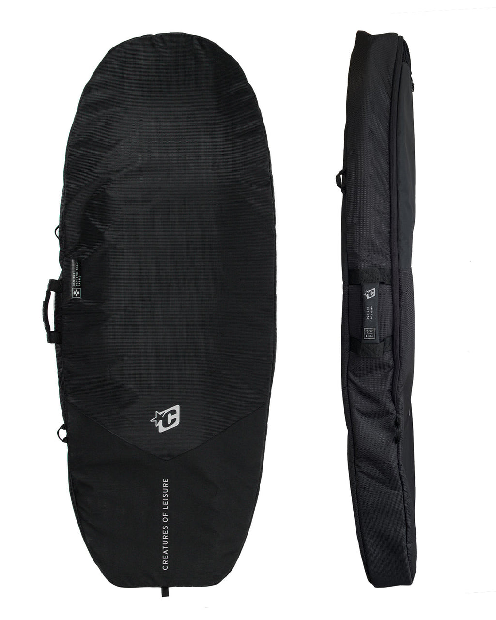 Creatures Wing Foil Day Use Boardbag-Black Silver