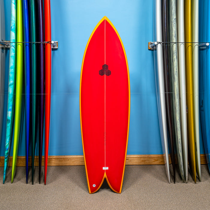 Actual Board: Channel Islands Feb's Fish PU/Poly 6'3" — 47.8L