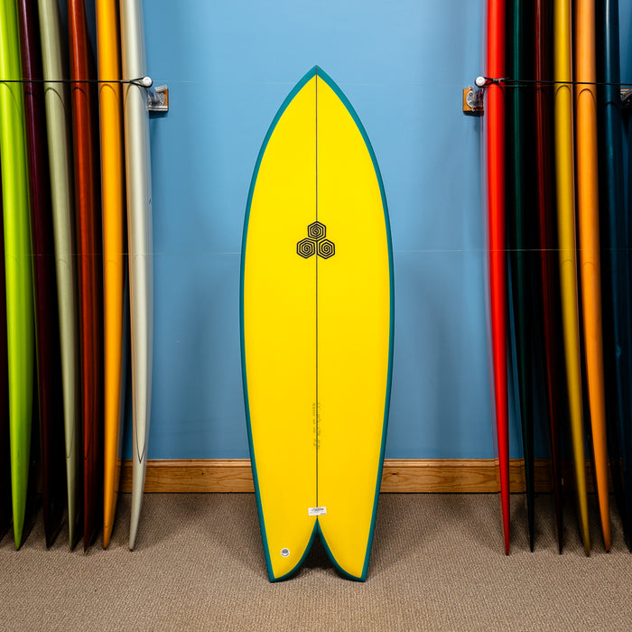 Actual Board: Channel Islands Feb's Fish PU/Poly 5'7" — 33.4L