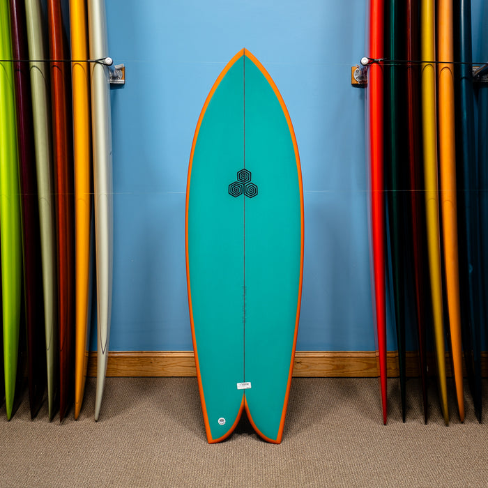 Actual Board: Channel Islands Feb's Fish PU/Poly 5'7" — 33.4L