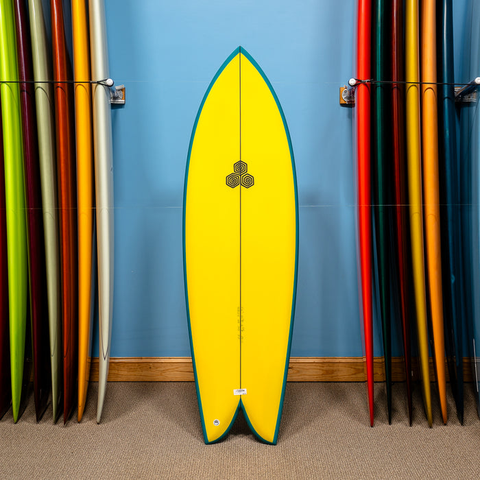 Actual Board: Channel Islands Feb's Fish PU/Poly 5'11" — 39.1L