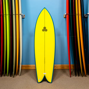 Actual Board: Channel Islands Feb's Fish PU/Poly 6'1" — 42.8L