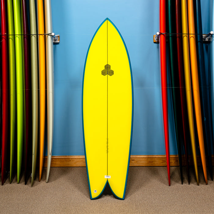 Actual Board: Channel Islands Feb's Fish PU/Poly 6'1" — 42.8L
