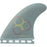 Channel Islands Upright Single Tab PG Tri Fin Set-Grey-Large