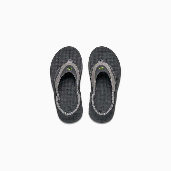 REEF Little Fanning Sandal-Grey/Volt