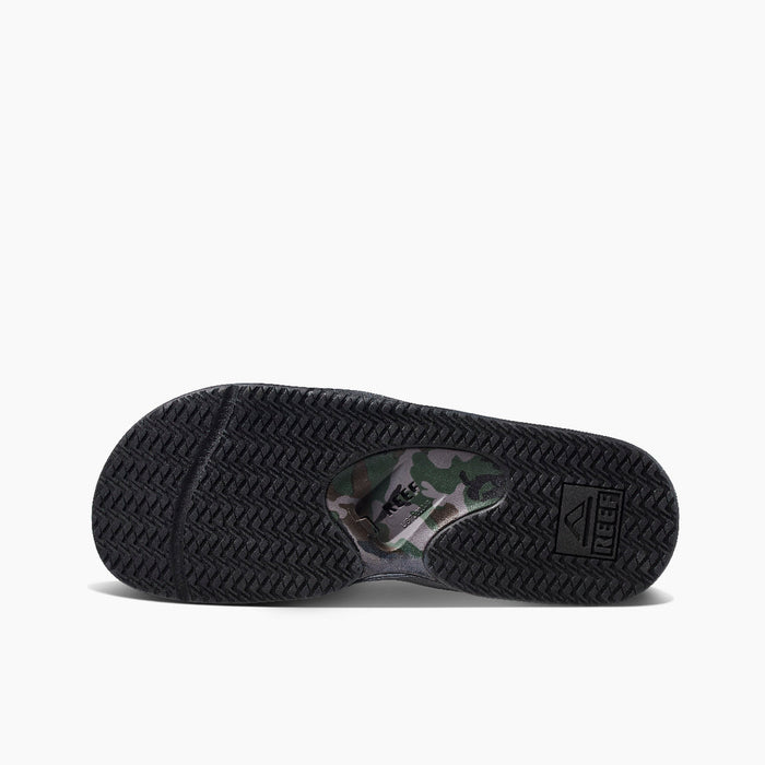 Reef Fanning Slide Sandal-Olive Camo