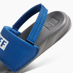 REEF Little One Slide Sandal-REEF Grey/Blue