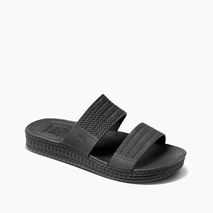 REEF Water Vista Slide Sandal-Black — REAL Watersports