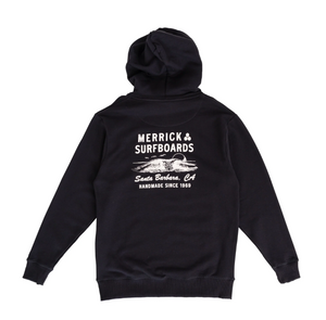 Channel Islands Merrick Wave Hooded Sweatshirt-Black— Alternate View